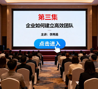 企业如何建立高效团队 第三集